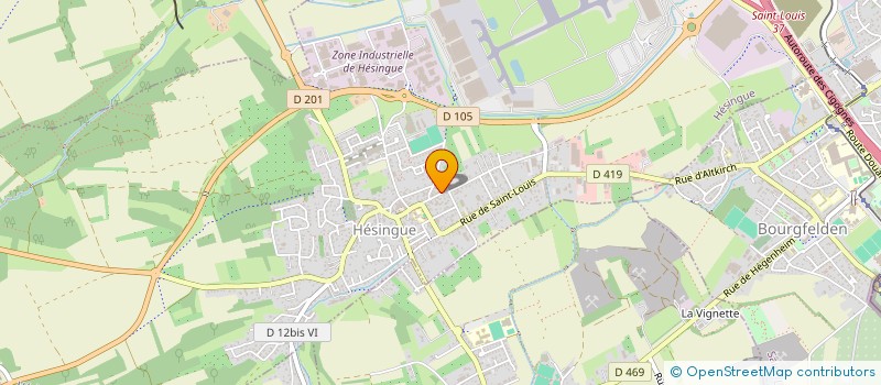 localisation de l'entreprise SCI JOSHUA  HESINGUE