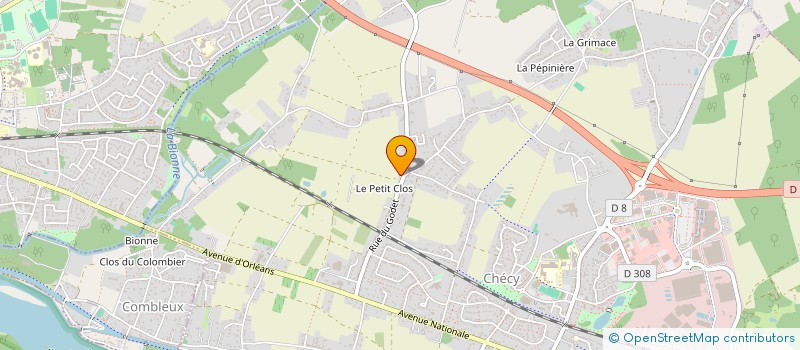 localisation de l'entreprise SCI JOSIGA  CHECY