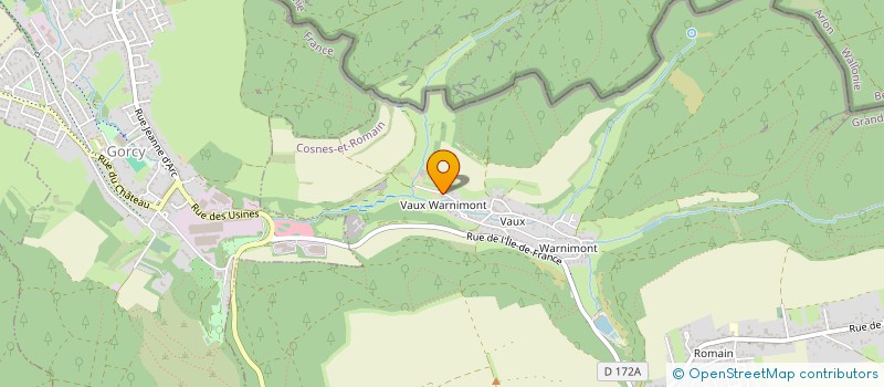 localisation de l'entreprise SCI JOSNAN  COSNES-ET-ROMAIN