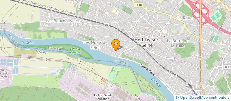 localisation de l'entreprise SCI JOSONEL  HERBLAY-SUR-SEINE