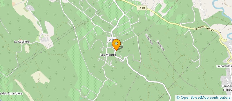 localisation de l'entreprise SCI JOSPAU  LORGUES