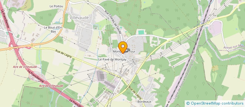 localisation de l'entreprise SCI JOSRAM à VILLEVAUDE