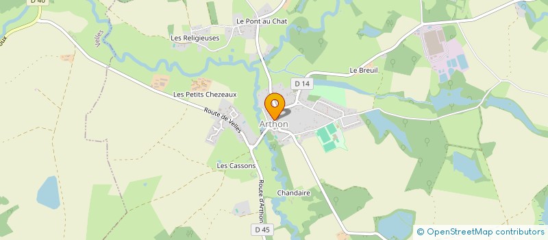 localisation de l'entreprise SCI JOSS ET VALERIE à ARTHON