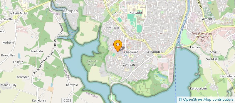 localisation de l'entreprise SCI JOSSANE à VANNES