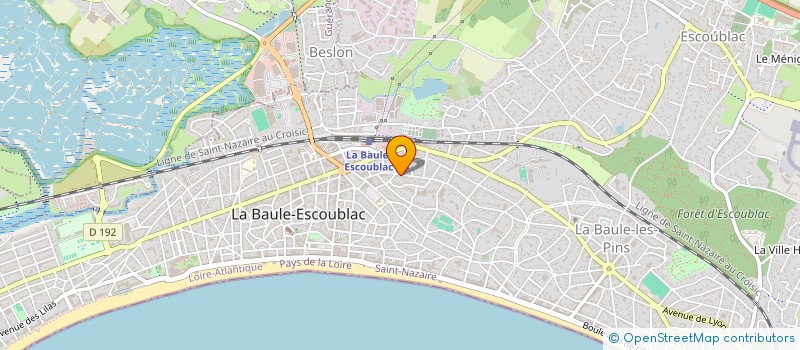 localisation de l'entreprise SCI JOSSELIN  LA BAULE-ESCOUBLAC