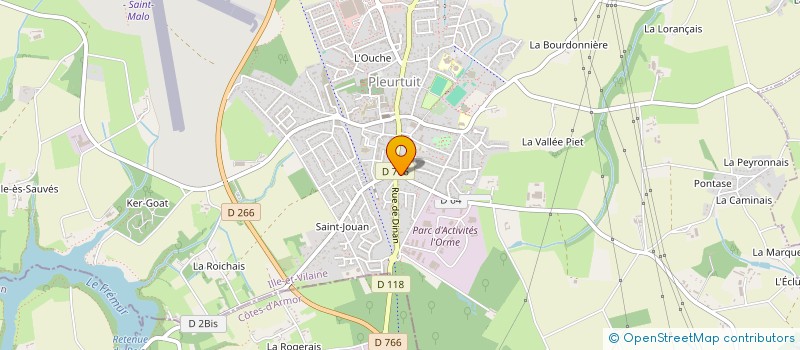 localisation de l'entreprise SCI JOSSELIN  PLEURTUIT