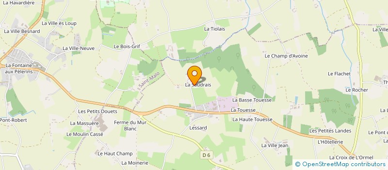 localisation de l'entreprise SCI JOSSELIN  PONTORSON