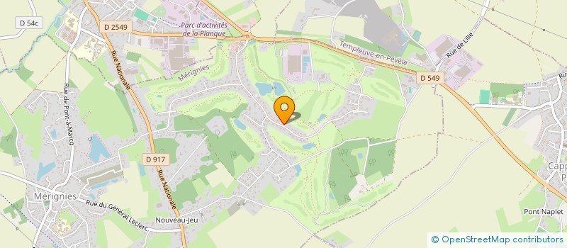 localisation de l'entreprise SCI JOSSEMER à MERIGNIES