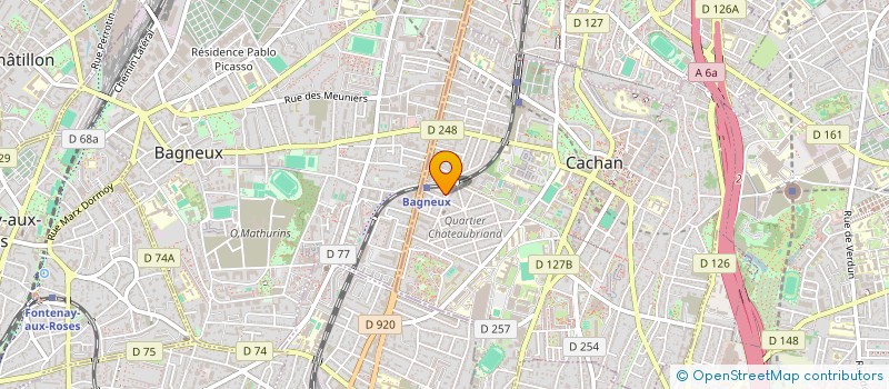 localisation de l'entreprise SCI JOSSPEDIPODO  CACHAN