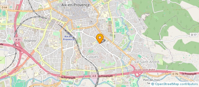 localisation de l'entreprise SCI JOSSY à AIX-EN-PROVENCE