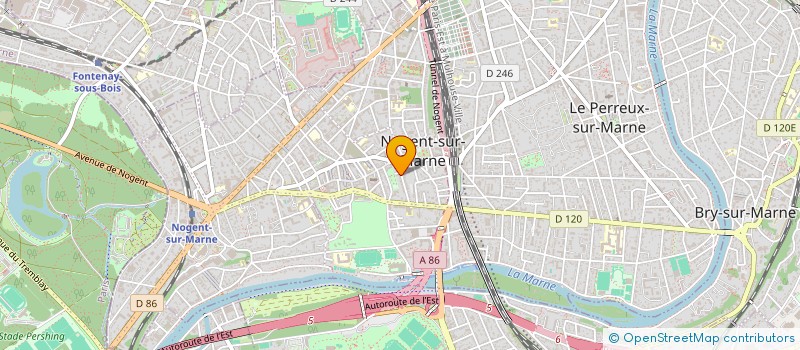 localisation de l'entreprise SCI JOST CHANTIN  NOGENT-SUR-MARNE