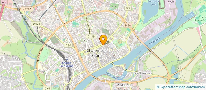 localisation de l'entreprise SCI JOSTLABAT à CHALON-SUR-SAONE