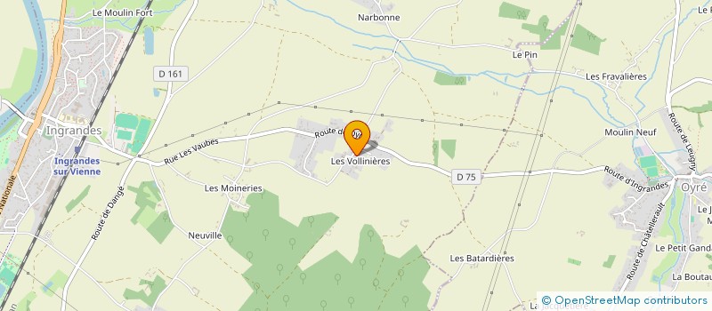 localisation de l'entreprise SCI JOSY à DANGE-SAINT-ROMAIN