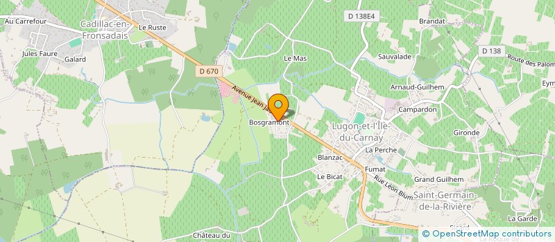 localisation de l'entreprise SCI JOSYLJA  LUGON-ET-L'ILE-DU-CARNAY