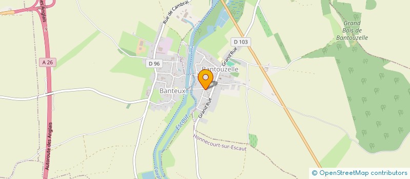 localisation de l'entreprise SCI JOSYMA à BANTOUZELLE
