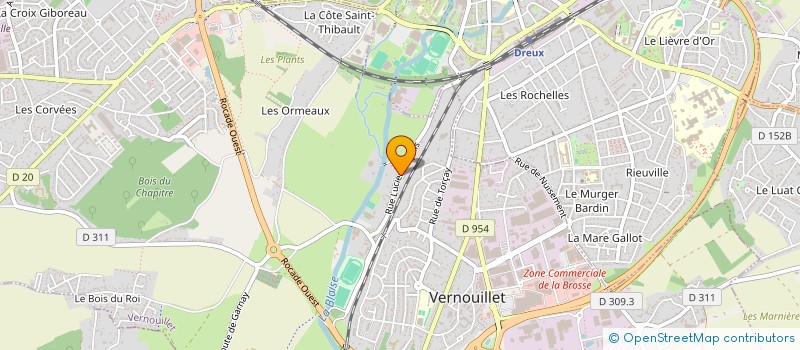 localisation de l'entreprise SCI JOSZEF à VERNOUILLET