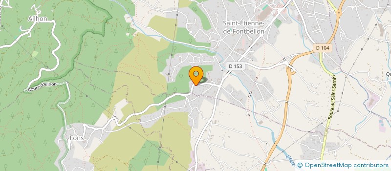 localisation de l'entreprise SCI JOTHIRO à SAINT-ETIENNE-DE-FONTBELLON