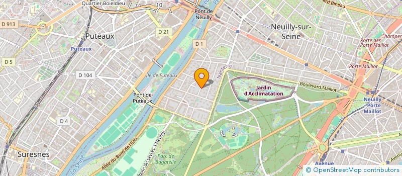 localisation de l'entreprise SCI JOTHLA à NEUILLY-SUR-SEINE