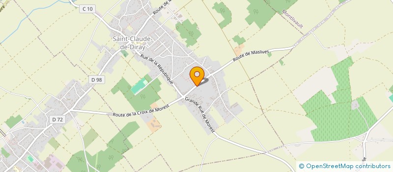 localisation de l'entreprise SCI JOTO  SAINT-CLAUDE-DE-DIRAY