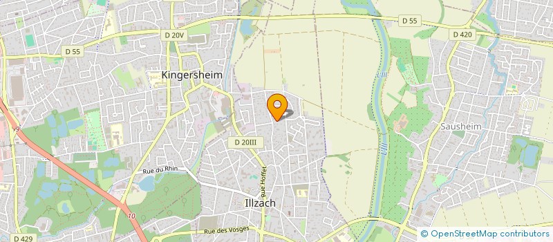 localisation de l'entreprise SCI JOTYNA  ILLZACH