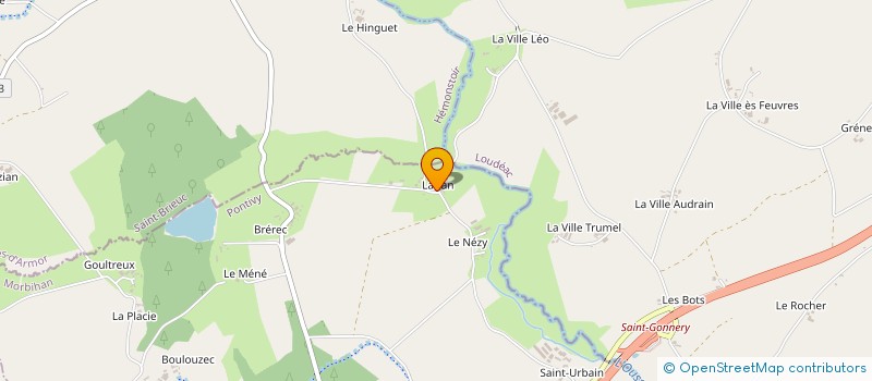 localisation de l'entreprise SCI JOUAN  NOYAL-PONTIVY