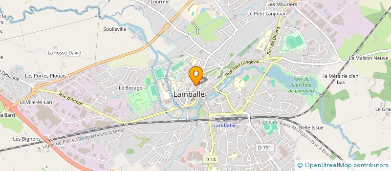 localisation de l'entreprise SCI JOUAN ROBERT  LAMBALLE-ARMOR