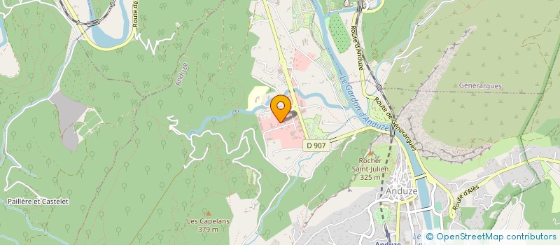 localisation de l'entreprise SCI JOUANEN à ANDUZE