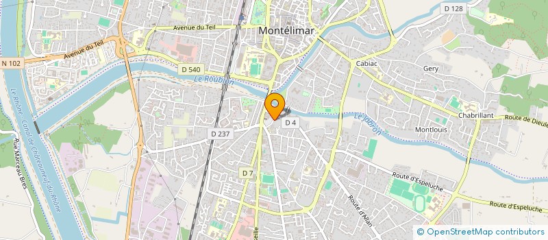 localisation de l'entreprise SCI JOUANIQUE à MONTELIMAR
