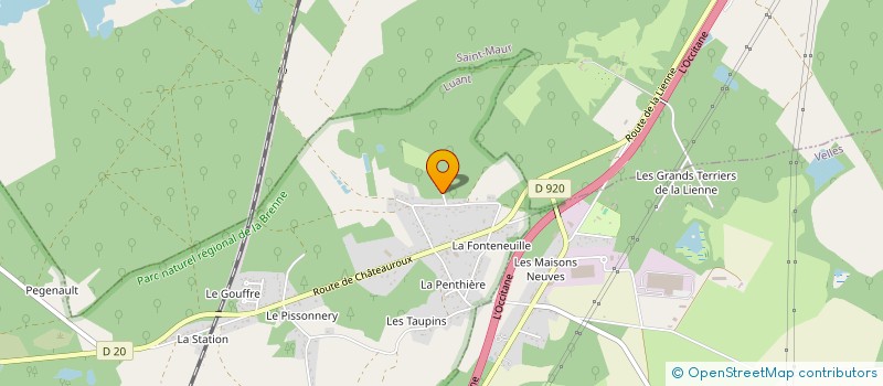 localisation de l'entreprise SCI JOUANNEAU à LUANT