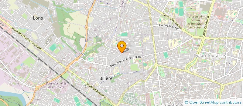 localisation de l'entreprise SCI JOUANNET  BILLERE