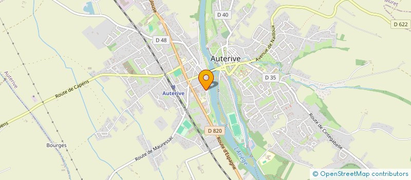 localisation de l'entreprise SCI JOUANY  AUTERIVE