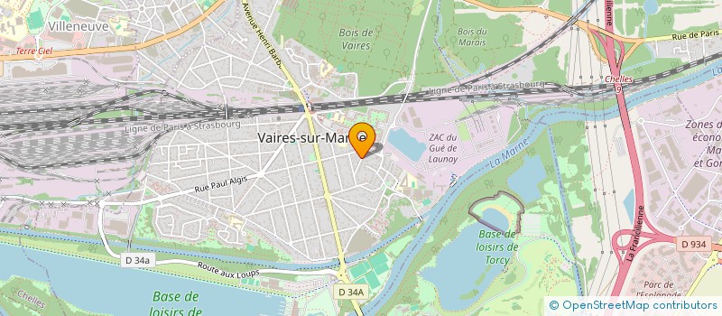 localisation de l'entreprise SCI JOUARD  VAIRES-SUR-MARNE