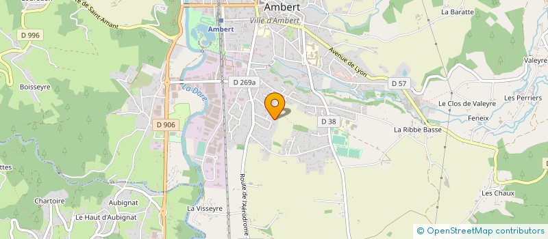 localisation de l'entreprise SCI JOUBERT  AMBERT