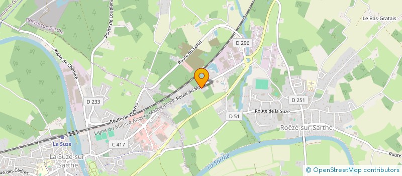 localisation de l'entreprise SCI JOUBERT  GUECELARD