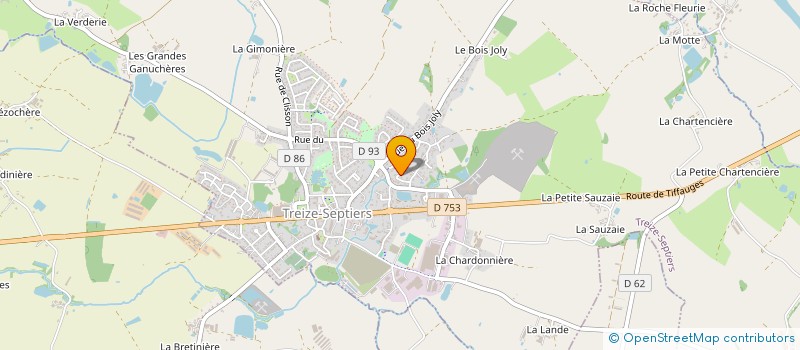 localisation de l'entreprise SCI JOUBERT à TREIZE-SEPTIERS