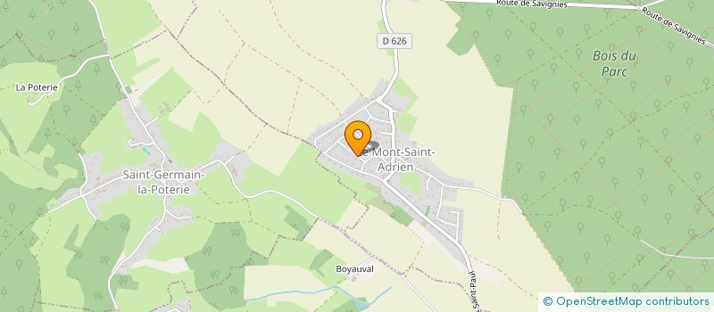 localisation de l'entreprise SCI JOUBERT  LE MONT-SAINT-ADRIEN