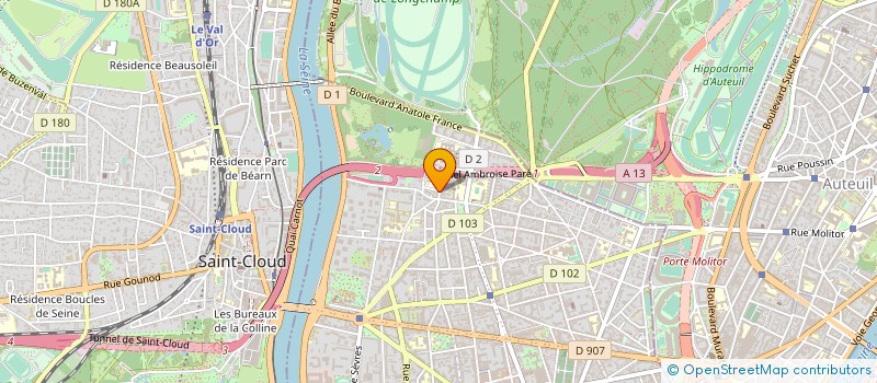 localisation de l'entreprise SCI JOUBI à BOULOGNE-BILLANCOURT