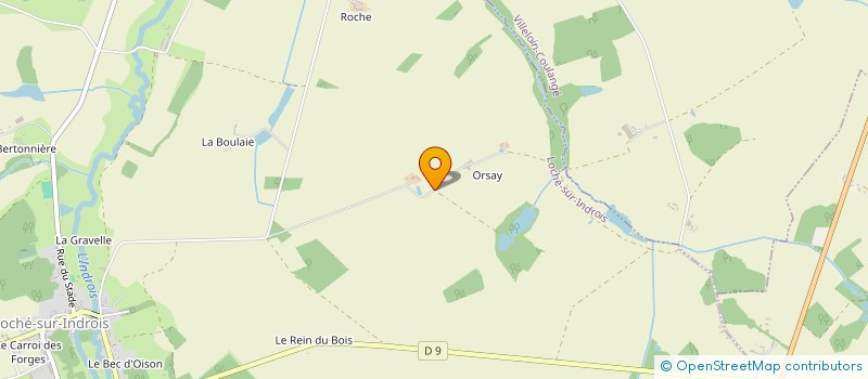 localisation de l'entreprise SCI JOUBIMMO  LOCHE-SUR-INDROIS