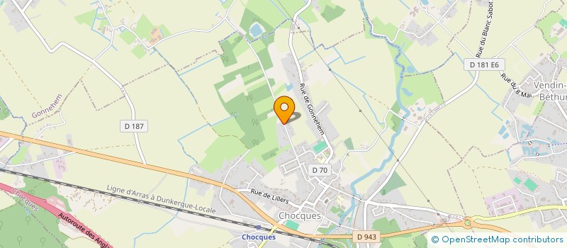 localisation de l'entreprise SCI JOUEN  CHOCQUES