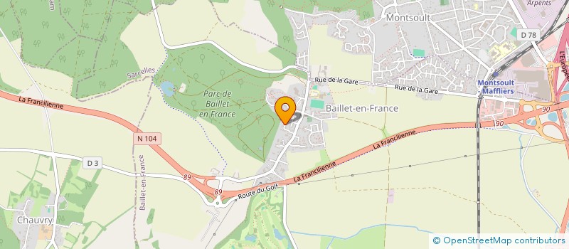 localisation de l'entreprise SCI JOUENNE 95  BAILLET-EN-FRANCE