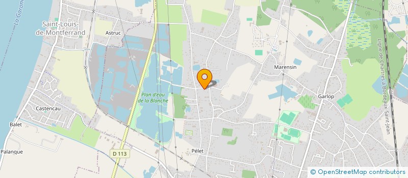 localisation de l'entreprise SCI JOUFFRE  AMBARES-ET-LAGRAVE