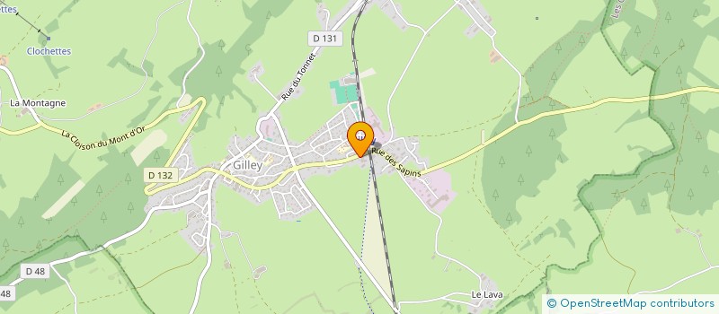 localisation de l'entreprise SCI JOUFFROY  GILLEY