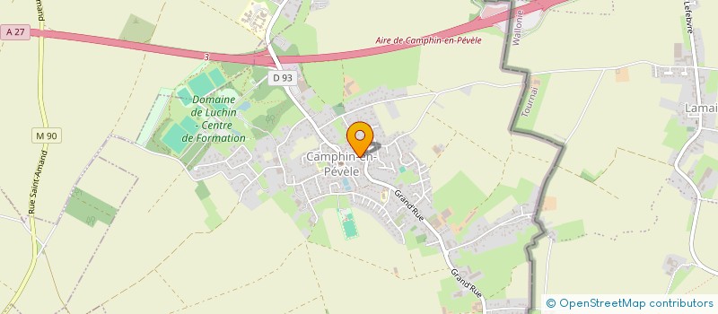 localisation de l'entreprise SCI JOUFFROY à CAMPHIN-EN-PEVELE