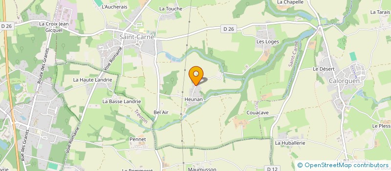 localisation de l'entreprise SCI JOULER  SAINT-CARNE