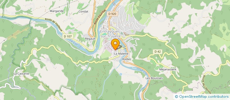 localisation de l'entreprise SCI JOULIA IMMOBILIER  ENTRAYGUES-SUR-TRUYERE