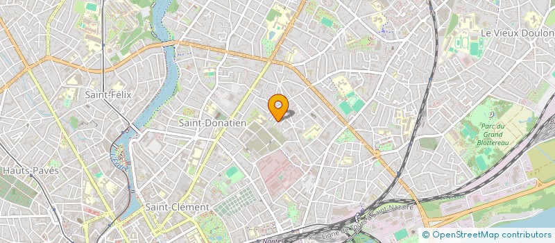 localisation de l'entreprise SCI JOULIE GF  NANTES
