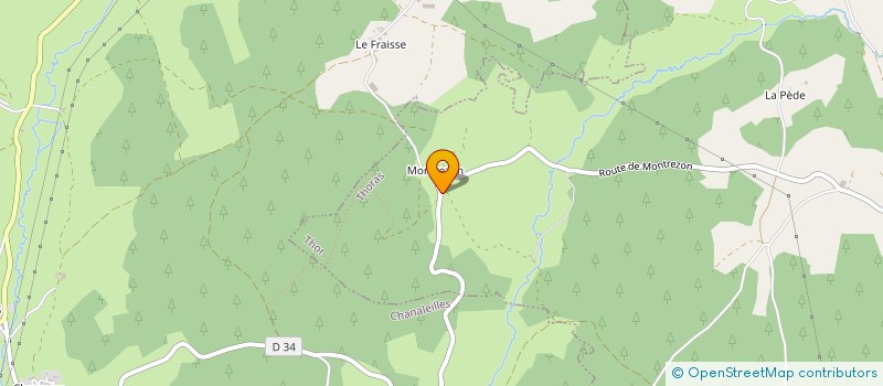 localisation de l'entreprise SCI JOULIEN  SAUGUES