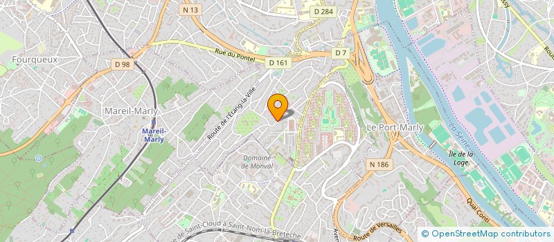 localisation de l'entreprise SCI JOULIN CARNARC  MARLY-LE-ROI