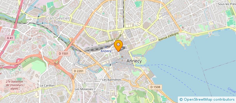 localisation de l'entreprise SCI JOULY à ANNECY