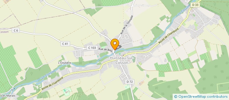 localisation de l'entreprise SCI JOUNY  HUISSEAU-SUR-COSSON